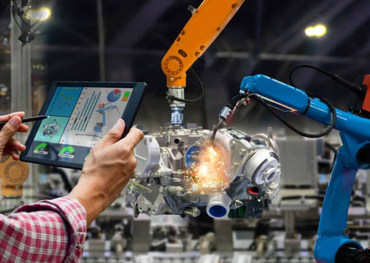 A man using a tablet